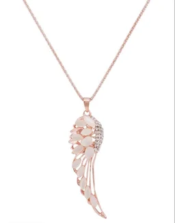 Anikas Creation Gold Plated Dancing Girl Alloy Light weighted Creen Stone Finished Pendant - Adjustable, Gold Plated, Multipack 1